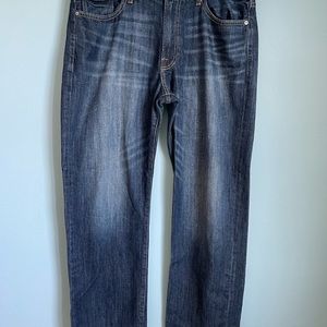 Lucky Brand 363 Vintage Straight Blue Jeans Mens Size 36x32